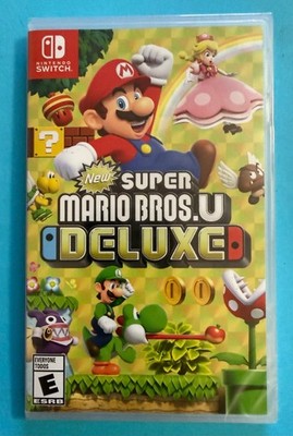 Super Mario Bros. U Deluxe Video Game (Nintendo Switch, 2019) BRAND NEW SEALED