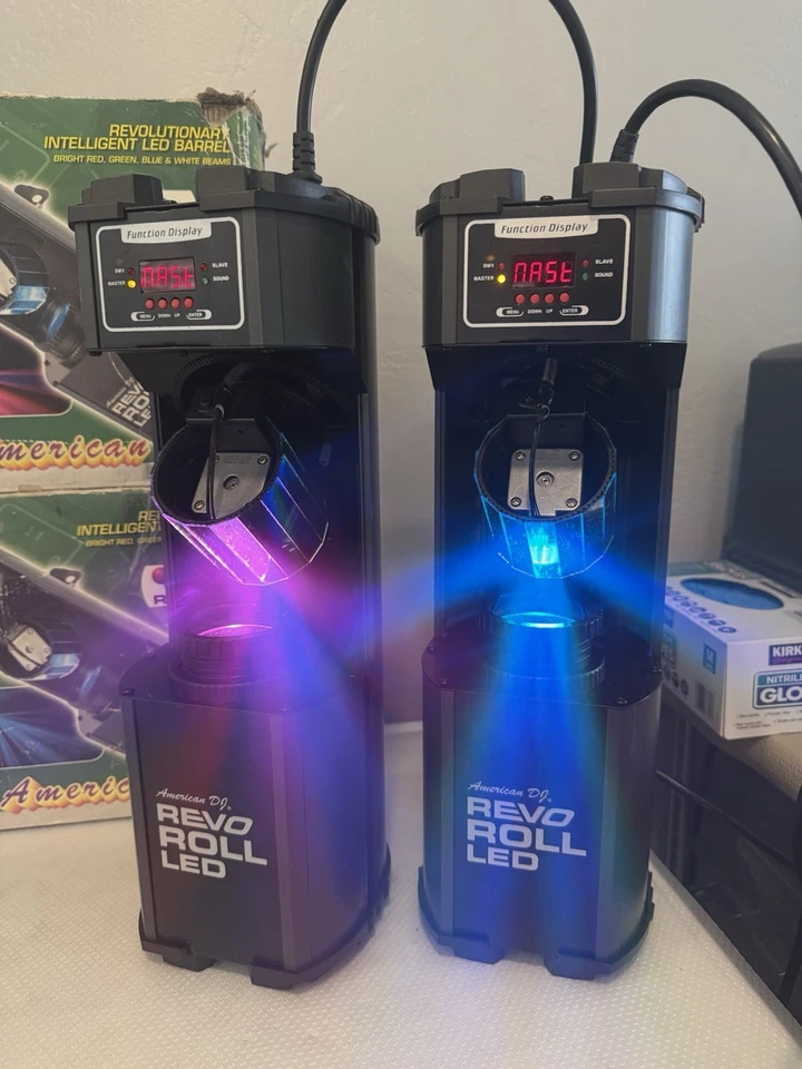 ADJ American DJ Revo Roll LED DMX RGBW Color Strobe Party Dance Beam Effect FX - Image 2 of 4