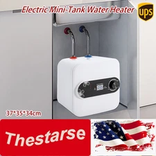 1500W Mini Tank Electric Water Heater 8L Point of Use Instant Hot Water Boat RV