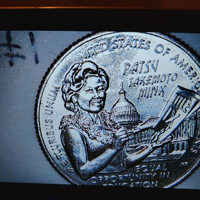 (2) 2024 PATSY TAKEMOTO Error Quarter - IN COD WE TRUST   Rare Minting Error  
