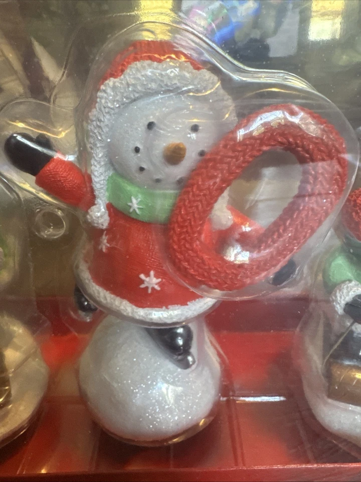 St. Nicholas Square JOY  Set 3 Piece  Snowman Holiday Table Decor Christmas New  - Image 3 of 4