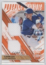 2019 Elite Extra Edition Dual Prospect Materials Orange 121/199 Gavin Lux 0q1p