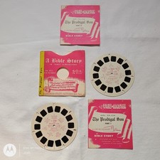 View-Master Reel A Bible Story 55A  55B Two Disc Set The Prodigal Son W Booklet