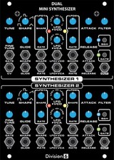DIVISION 6 DUAL MINI SYNTHESIZER : NEW : DETROIT MODULAR 