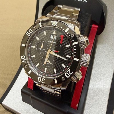 EDOX Chronoffshore-1 Big Date Chronograph Herrenuhr Edelstahl #A1217