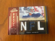 Troy Aikman 2006 Absolute Memorabilia NFL Icons Game Used Jersey #/50