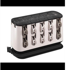 Remington Hot Rollers Electric White Black Plastic Unisex Hair Styling Set