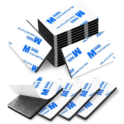 Double Sided Adhesive Pads,Heavy Duty Mounting Tape,48Pcs 3Mm Thickness Pre-Cut