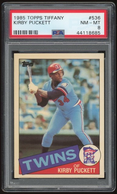 Kirby Puckett 1985 Topps Topps Tiffany