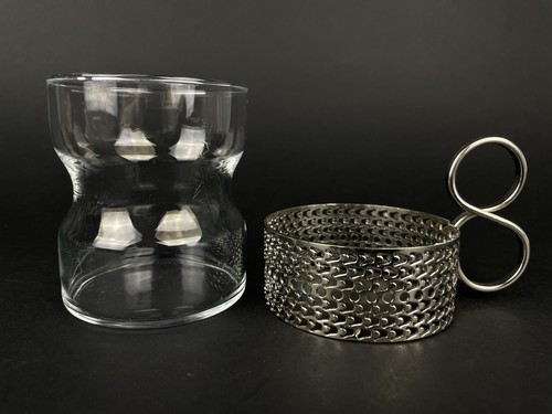 IITTALA Finlandia Tsaikka vaso de té Timo SARPANEVA 6 uds Glögg vidrio plata soporte - Imagen 8 de 21