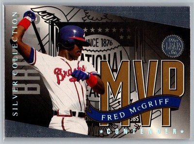 #NNO Fred McGriff 94 Leaf MVP Contender Silver Collection National League Braves