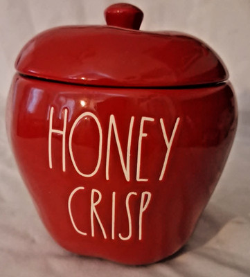 Rae Dunn Apple Shaped Jar Candy Jar by Magenta