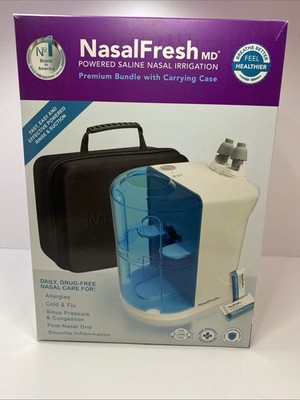NasalFresh MD Powered Saline Nasal Irrigation Bundle
