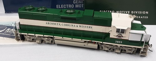 Rapido HO GP38 Lokomotive ABERDEEN CAROLINA & WESTERN DCC & SOUND # 38537 #2077 | Zustand: New