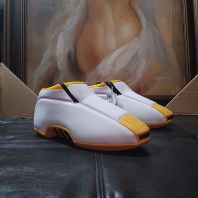Adidas Kobe Crazy 2 White Yellow Size 8 JI0337