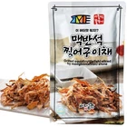 Stone Roasted Korean Squid Jerky Strips Protein-rich Seafood Chewy Butter Snack