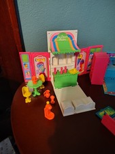 Wish World Kids Kenner Ice Cream Parlor Beauty Parlor  Fireplace/ Grill Vintage