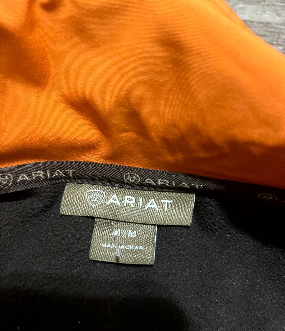 Ariat Softshell Jacket Men’s Medium Brown Orange … - image 2