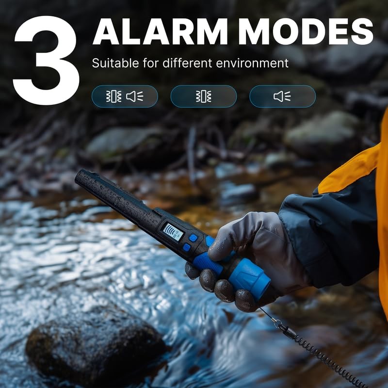 CKG Metal Detector Pinpointer 360° Detection, Professional Blue 