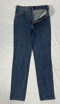 Black Horse Men's 30 High Rise Straight Leg Denim Jeans Cotton Rigid