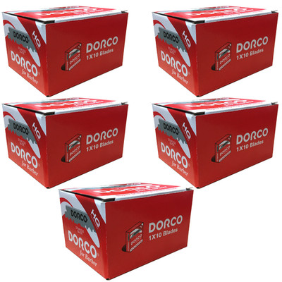 Dorco Single Edge Blades HST300-MASTERCASE | 100 Blades x 50 PACK - 5000 BLADES