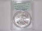 2021 - PCGS MS70 AMERICAN SILVER EAGLE 1 OZ * FIRST STRIKE * TYPE 2 *