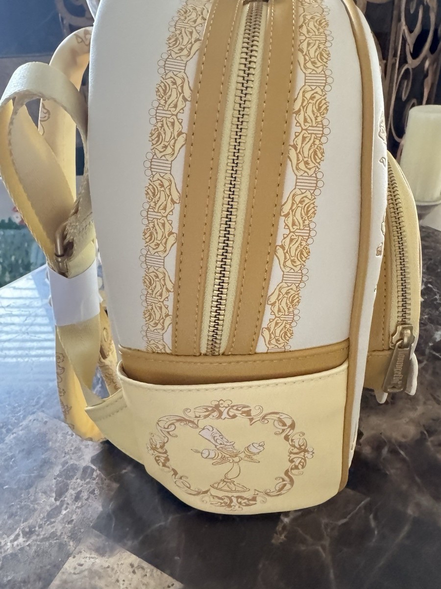 Loungefly Beauty & The Beast Belle Tonal Sketch Portrait Mini Backpack Bag NWT Loungefly Beauty & The Beast Belle Tonal Sketch Portrait  main image 4