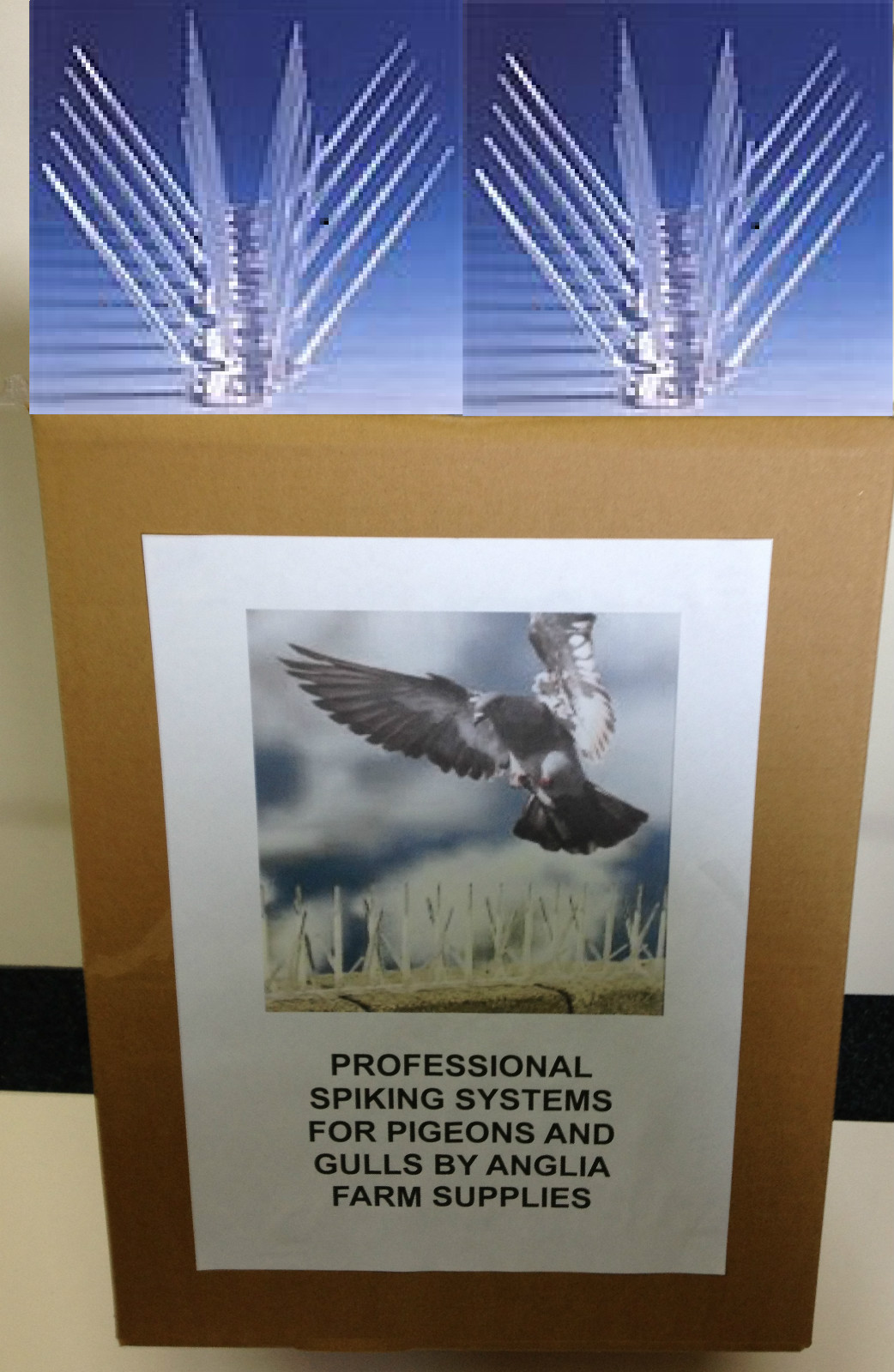 2 Metres Pigeon Seagull Spikes Professional Anti Bird Deterrent for wide ledges