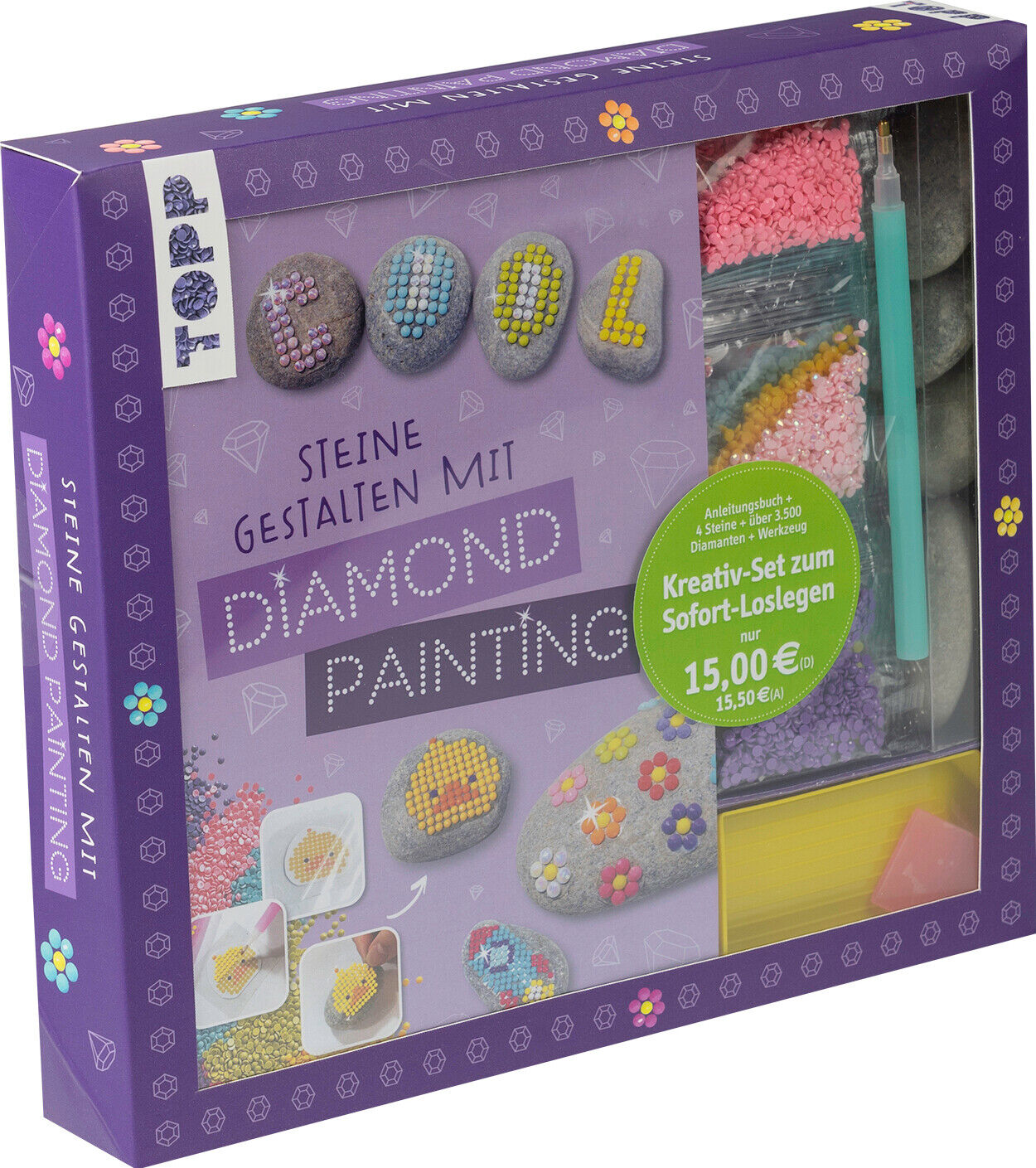 Thumbnail - Kreativ-set "steine Gestalten Mit Diamond Painting"