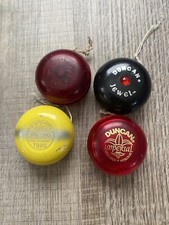 Vintage Duncan Yoyos Lot Duncan Jewel, Super Yo-yo, 2 Duncan Imperial