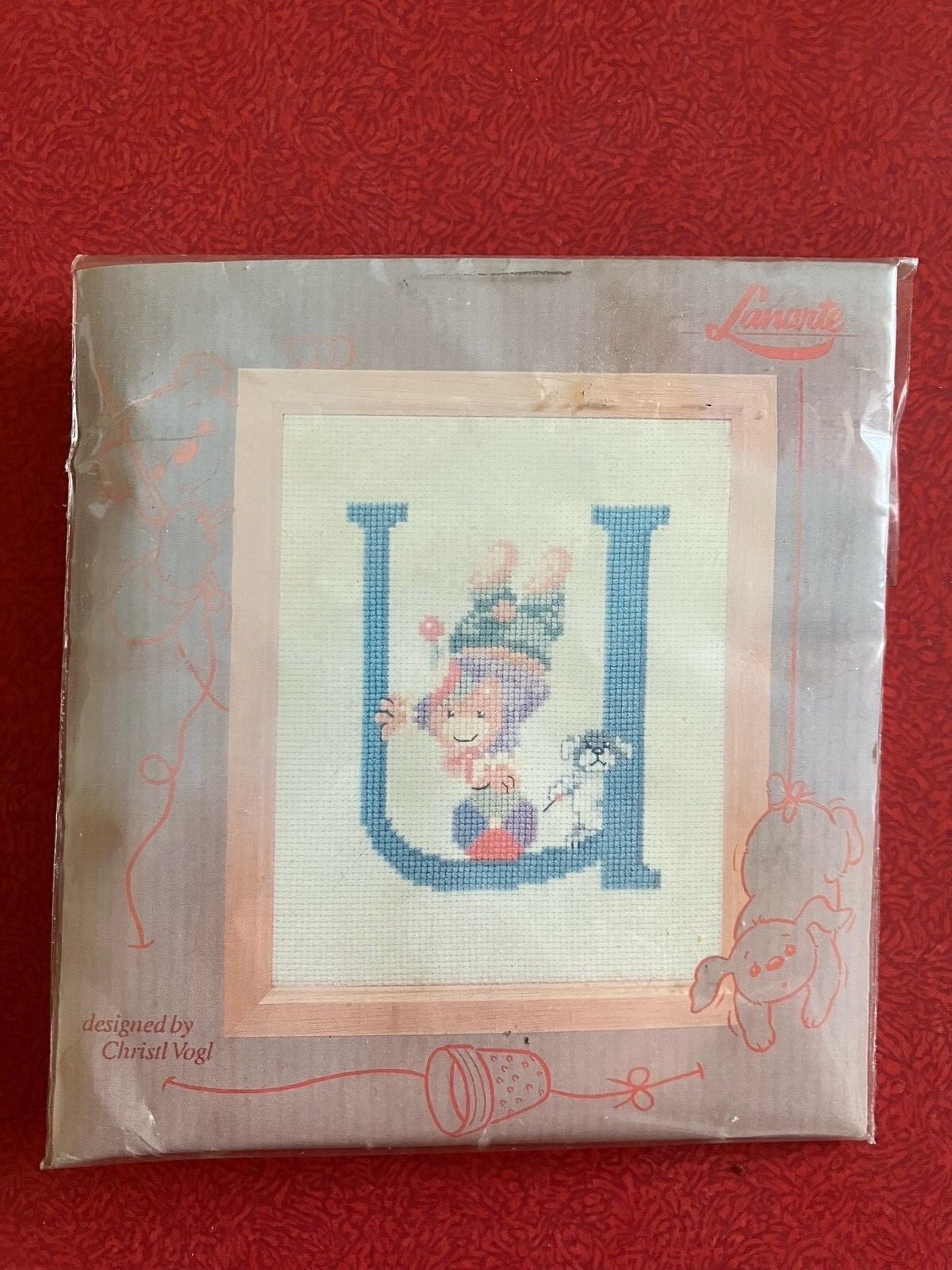 DMC Lanarte Initial cross stitch kit eBay