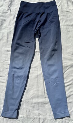 Buffbunny Leggings Medium Blue Ombré Scrunch Back
