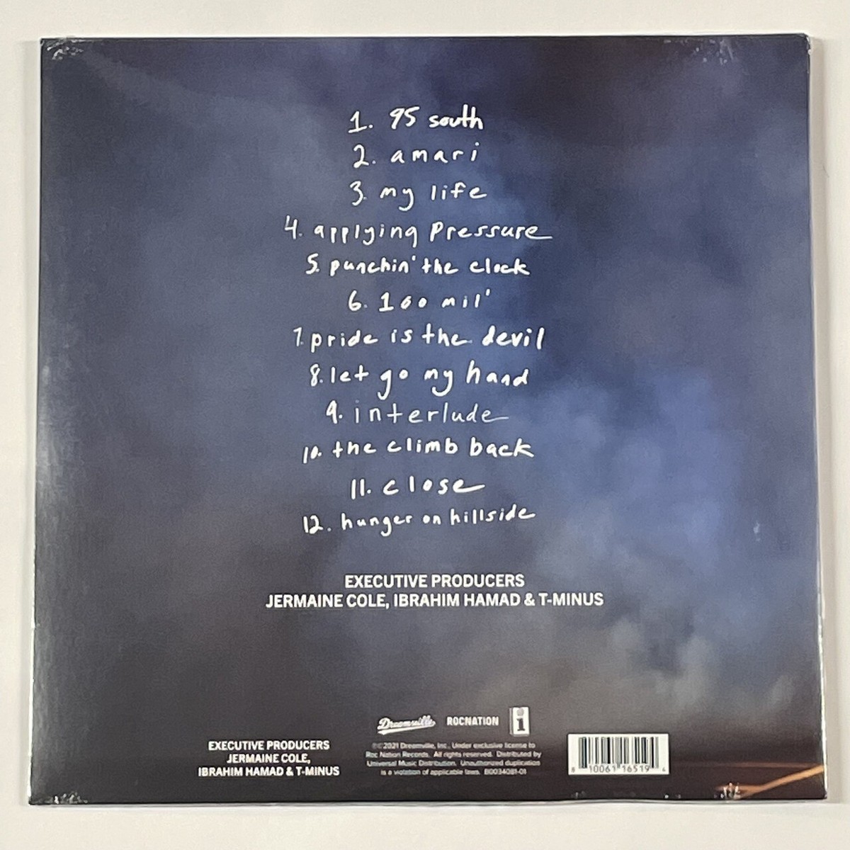 J. Cole The Off-Season 1LP Vinyl Limited Black 12