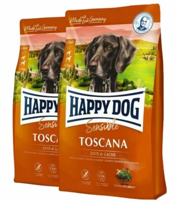 HAPPY DOG Supreme Sensible Toscana Hundetrockenfutter Sparpaket 2 x 12,5 kg (25 
