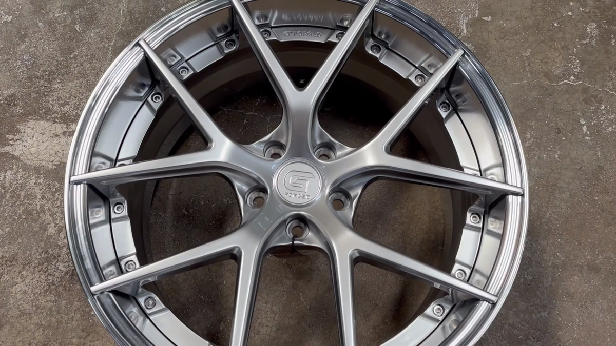 New 20x8.5J 20x10J G FORGED 08 SILVER (4 Wheel) 5x112 Mercedes