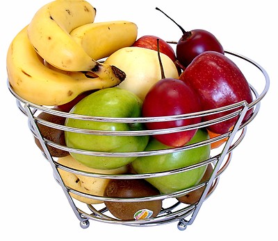 TOP-GRADE-Chrome-ROUND-FRUIT-BASKET-HOLDER-BOWL-RACK