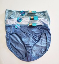 3 Vanity Fair Illumination Hi-Cut Brief Panty Multi 13108 Sz 8/XL - NWT