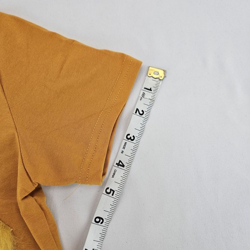 T-shirt for girls and boys orange moustache Halloween celebration Sz 6-8 Y - Picture 10 of 12