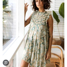 Spell & The Gypsy ~ Aurora Tunic Short Dress Swing Style Mini - S 8 10 / US 4 6