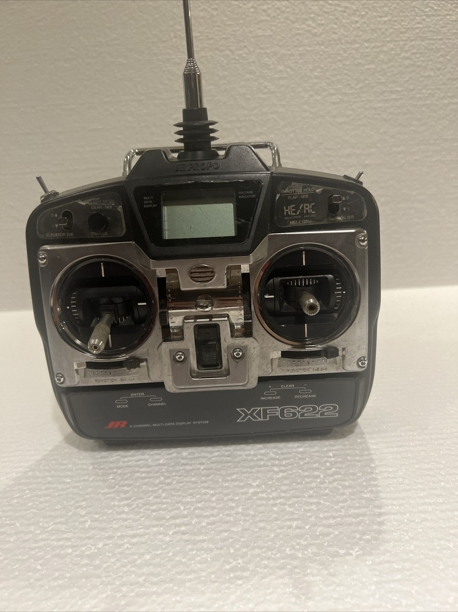 JR XF622 Transmitter 6 Ch Multi Data Display RC Radio Controller