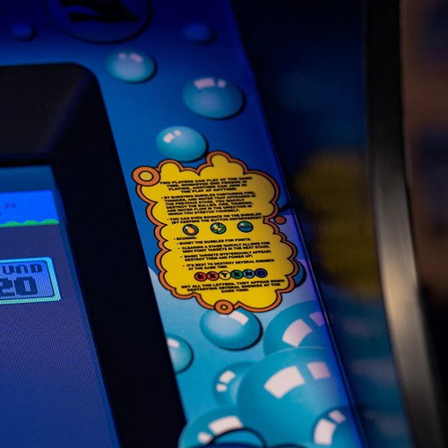 OFFICIAL TAITO BUBBLE BOBBLE Quarter Size Arcade Cabinet - Picture 6 of 10