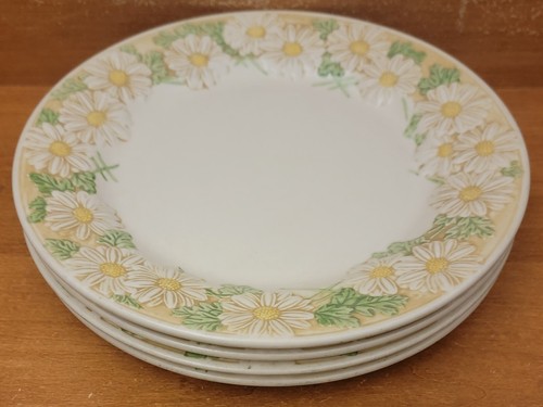 Metlox Poppytrail SCULPTURED DAISY Essteller 4er Set, 10 1/2", Floral, USA - Bild 10 von 12