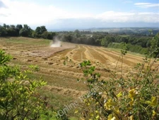 Photo 6x4 Barlborough - Harvest time off Ward Lane Check out the dust blo c2009