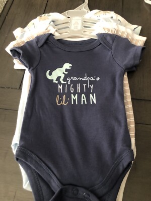 Boys Bodysuits Five Pieces Two Sizes
