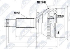 Joints Hyundai XG