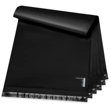 100 10x13 Poly Mailers Envelopes Self Sealing Shipping Mailers Black POLYSELLS®