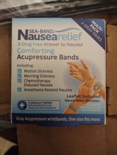 Anti-Nausea Acupressure Wristband for Motion  Morning Sickness, Pack of 2 Setsc