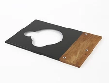 Tonearm Board Cherry Wood And Cover Plate For TD 125 And 125 MKII