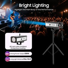 330W LED Stage Lights Stage Spotlights Black Spotlight With Tripod Bracket