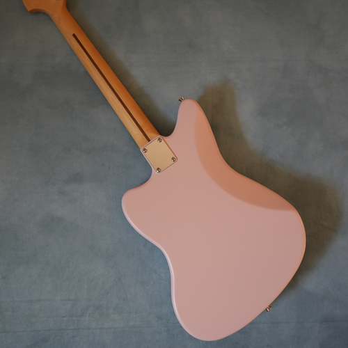 Fender Made in Japan Junior Collection Jazzmaster Maple Satin Shell Pink - Picture 12 of 13